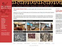 Tablet Screenshot of londonsketchclub.com